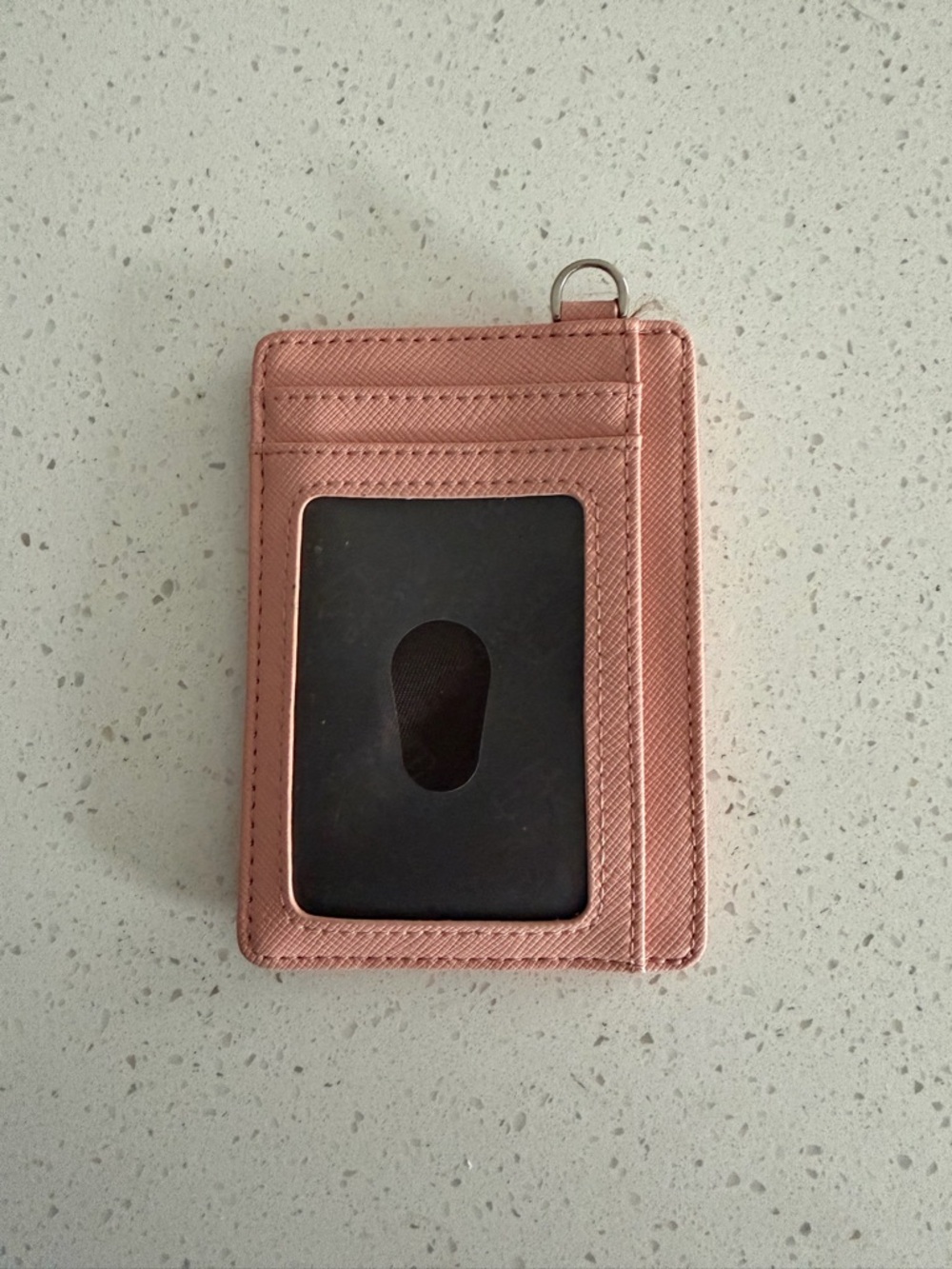 Rose Pink Card Holder ID Wallet